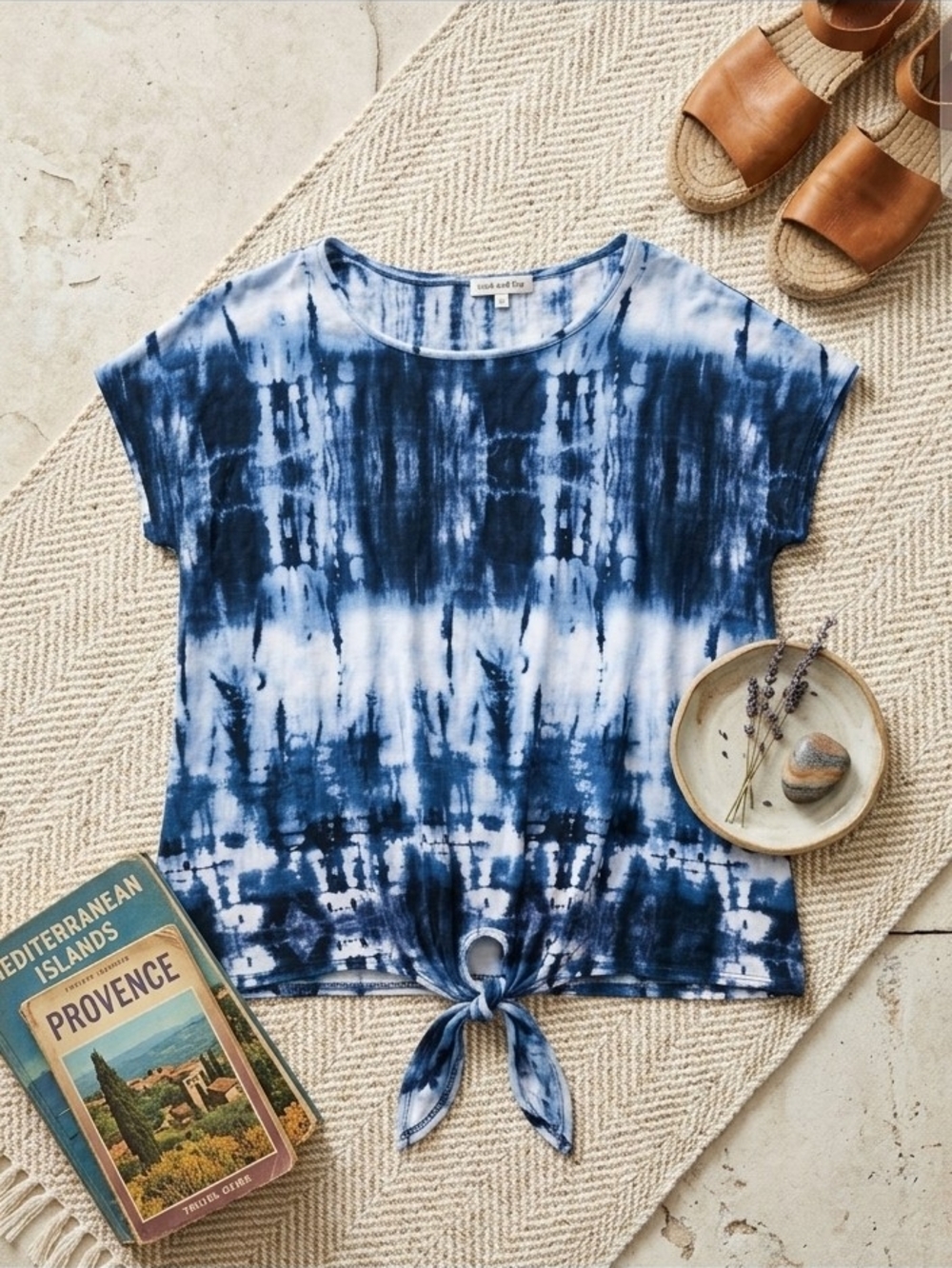 Faith And Joy Light Tie Dye Top
